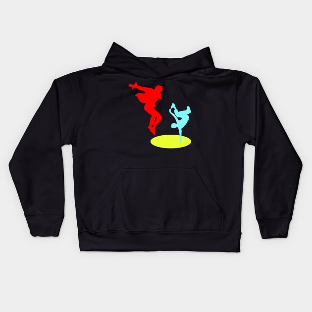 disco dance Kids Hoodie by hottehue